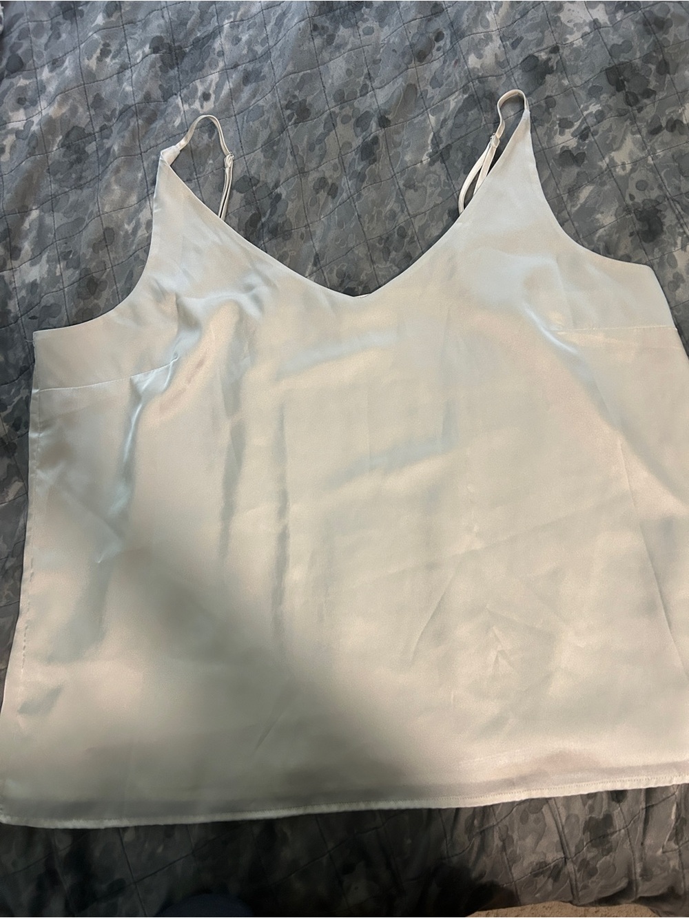 Banana Republic Satin V-Neck Spaghetti Strap Top